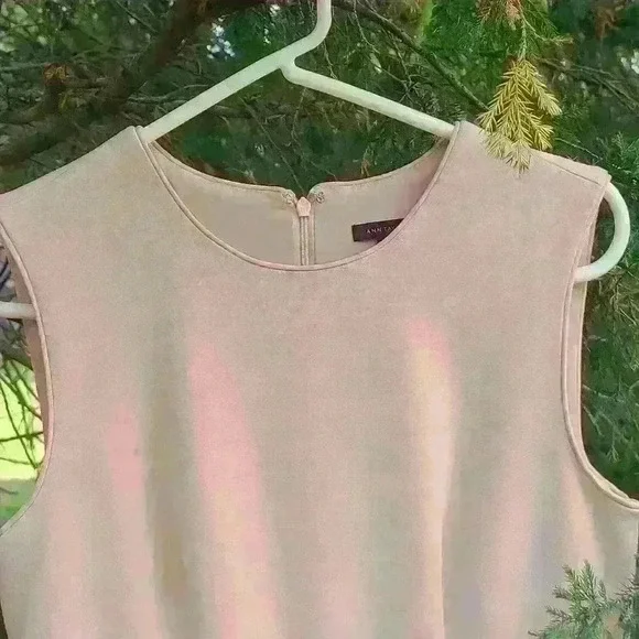 Ann Taylor light pink blush dress size  2 - Picture 3 of 16
